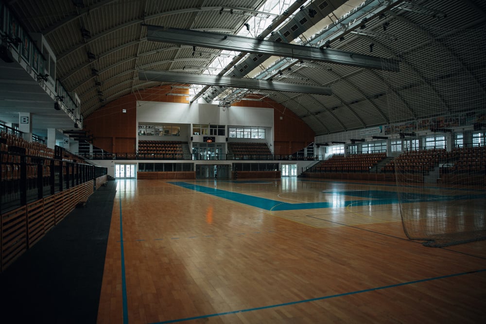 Interior Design of an Indoors Handball Court